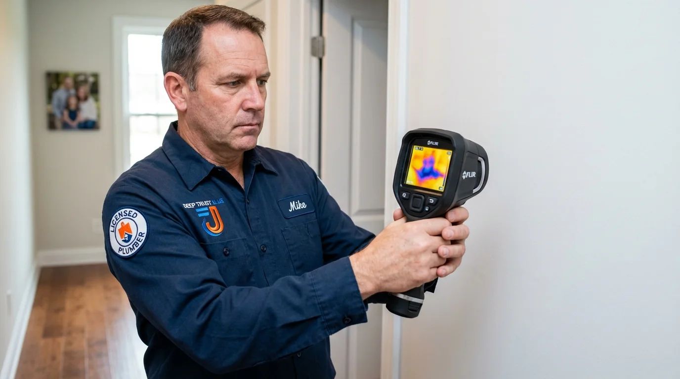 Thermal imaging leak detection by Johns Plumbing LLC in Muncy